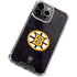 NHL Boston Bruins Distressed iPhone 13 Pro Clear Case