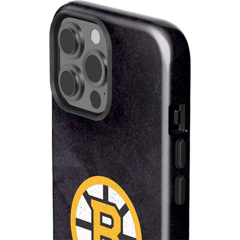 NHL Boston Bruins Distressed iPhone 13 Pro Max Impact Case