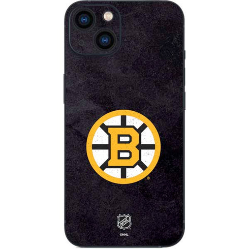 NHL Boston Bruins Distressed iPhone 13 Skin