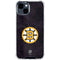 NHL Boston Bruins Distressed iPhone 14 Plus Clear Case
