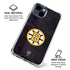 NHL Boston Bruins Distressed iPhone 14 Plus Clear Case