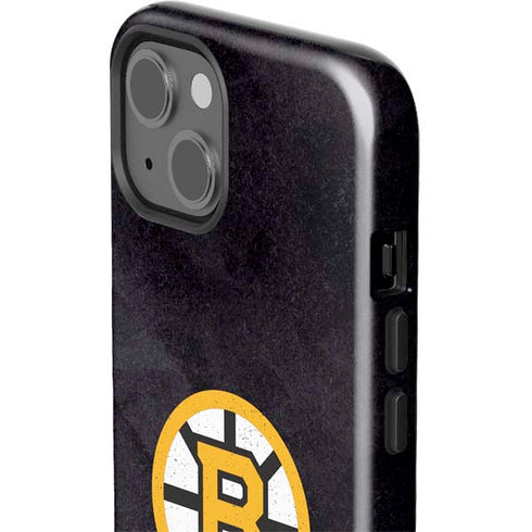 NHL Boston Bruins Distressed iPhone 14 Plus Impact Case