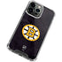 NHL Boston Bruins Distressed iPhone 14 Pro Clear Case