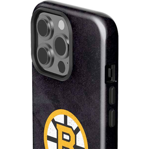 NHL Boston Bruins Distressed iPhone 14 Pro Impact Case