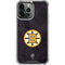 NHL Boston Bruins Distressed iPhone 14 Pro Max Clear Case