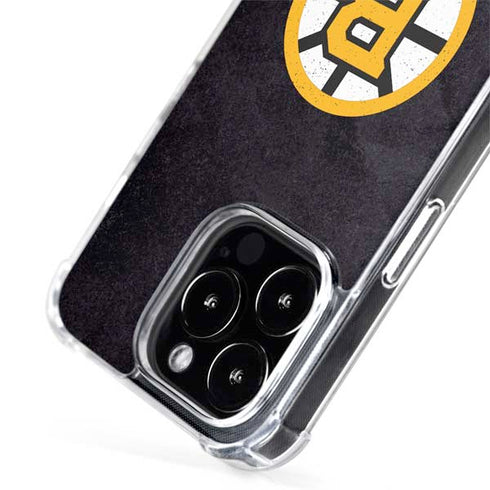 NHL Boston Bruins Distressed iPhone 14 Pro Max MagSafe Case