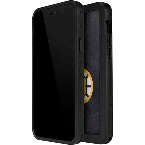 NHL Boston Bruins Distressed iPhone 14 Pro Max Waterproof Case