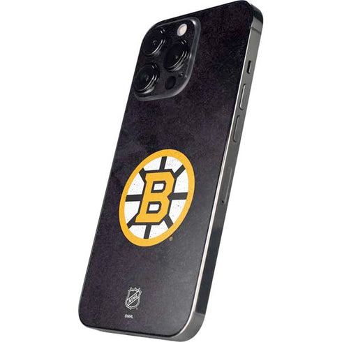 NHL Boston Bruins Distressed iPhone 14 Pro Skin