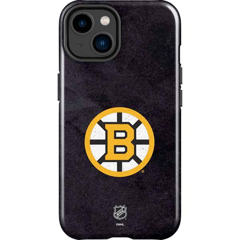 NHL Boston Bruins Distressed iPhone 15 Impact Case