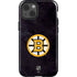 NHL Boston Bruins Distressed iPhone 15 Plus Impact Case