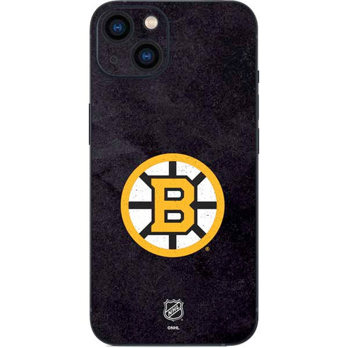 NHL Boston Bruins Distressed iPhone 15 Skin