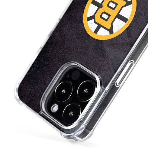 NHL Boston Bruins Distressed iPhone 16 Pro Max MagSafe Case