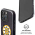 NHL Boston Bruins Distressed iPhone 16 Pro Max Magsafe Impact Case