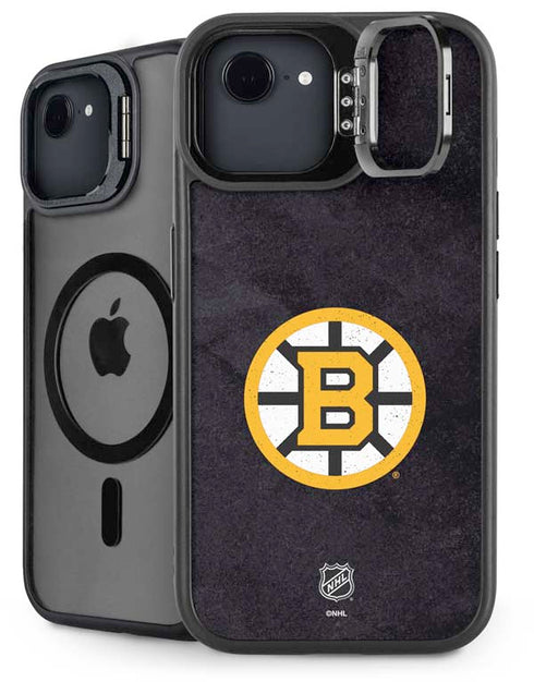 NHL Boston Bruins Distressed iPhone 16e Kickstand Case
