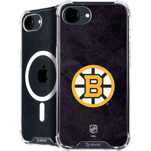 NHL Boston Bruins Distressed iPhone 16e MagSafe Case