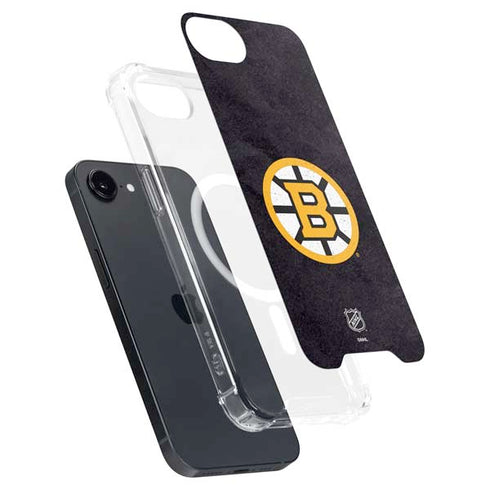 NHL Boston Bruins Distressed iPhone 16e MagSafe Case