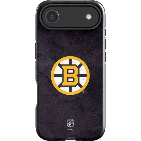 NHL Boston Bruins Distressed iPhone 17 Air Impact Case