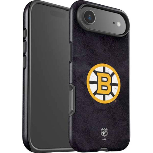 NHL Boston Bruins Distressed iPhone 17 Air Impact Case