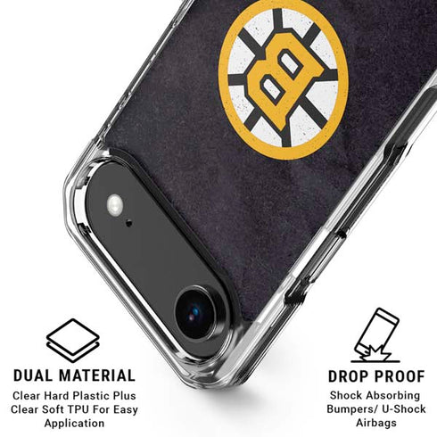 NHL Boston Bruins Distressed iPhone 17 Air MagSafe Case
