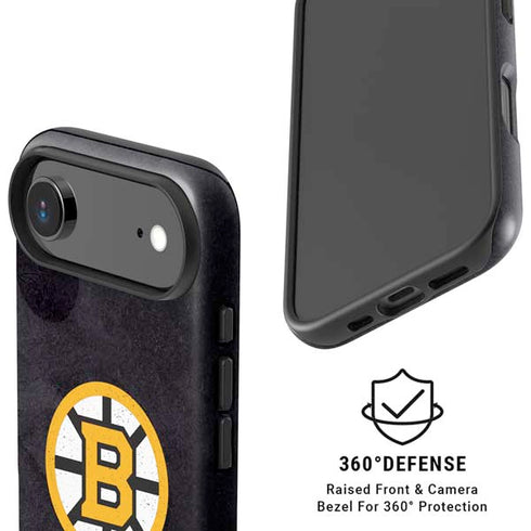 NHL Boston Bruins Distressed iPhone 17 Air Magsafe Impact Case