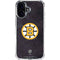 NHL Boston Bruins Distressed iPhone 17 Clear Case