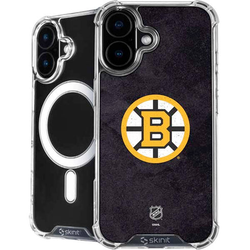 NHL Boston Bruins Distressed iPhone 17 MagSafe Case