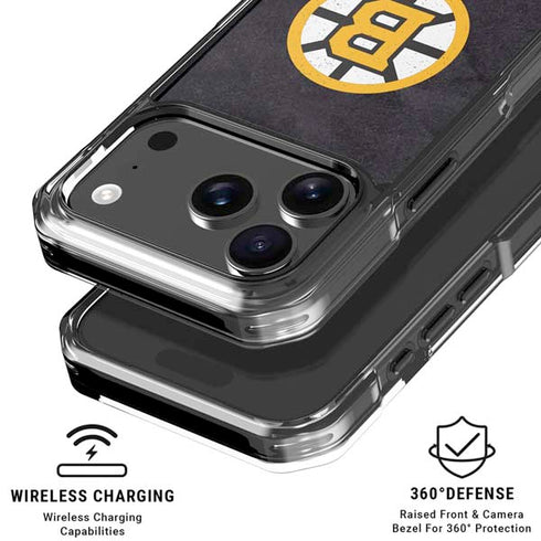 NHL Boston Bruins Distressed iPhone 17 Pro MagSafe Case