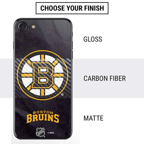 NHL Boston Bruins Distressed iPhone SE (2nd & 3rd Gen) Skin