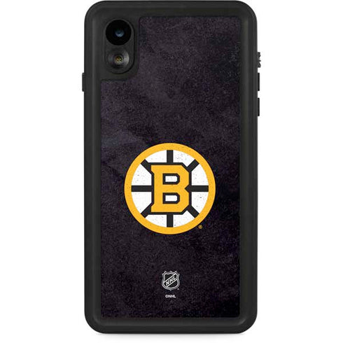NHL Boston Bruins Distressed iPhone XR Waterproof Case