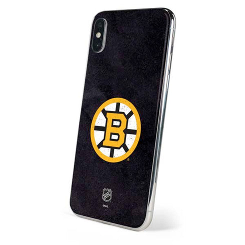 NHL Boston Bruins Distressed iPhone XS Max Skin
