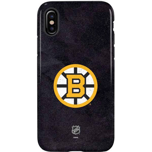 NHL Boston Bruins Distressed iPhone XS Pro Case