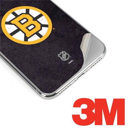 NHL Boston Bruins Distressed iPhone XS Skin