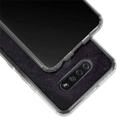 NHL Boston Bruins Distressed LG K51/Q51 Clear Case