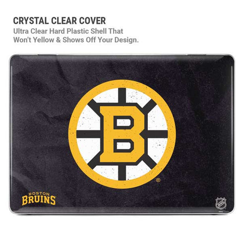 NHL Boston Bruins Distressed MacBook Pro 14in (2021-24) Case plus Skin