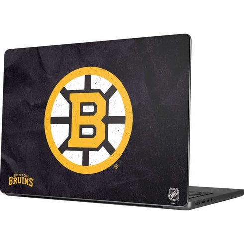 NHL Boston Bruins Distressed MacBook Pro 14in (2021-24) Skin