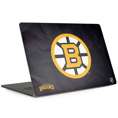NHL Boston Bruins Distressed MacBook Skins