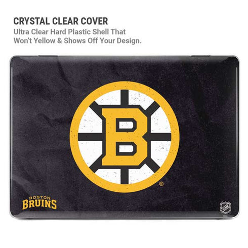 NHL Boston Bruins Distressed MacBook Pro 15in (2016-19) Case plus Skin