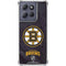 NHL Boston Bruins Distressed Moto G 5G (2025) Clear Case