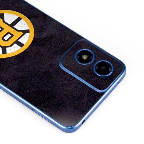 NHL Boston Bruins Distressed Moto G Play 4G (2024) Skin