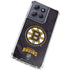 NHL Boston Bruins Distressed Moto G Play 5G (2025) Clear Case
