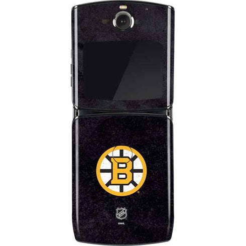 NHL Boston Bruins Distressed Motorola RAZR Skin