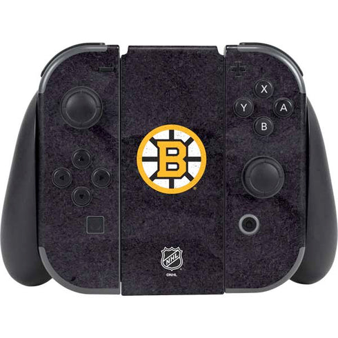 NHL Boston Bruins Distressed Nintendo Switch (2017-2021) Joy-Con Controller Skin