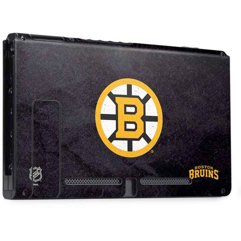 NHL Boston Bruins Distressed Nintendo Switch Bundle Skin