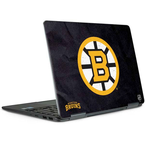 NHL Boston Bruins Distressed Notebook 9 Pro 13in (2017) Skin