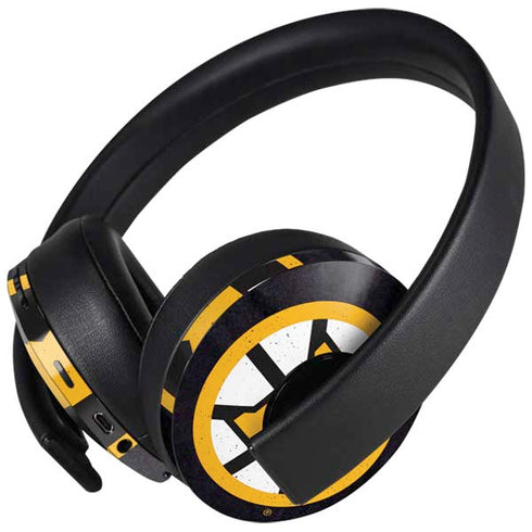 NHL Boston Bruins Distressed PlayStation 4 Gold Wireless Headset Skin