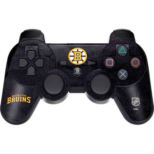 NHL Boston Bruins Distressed PS3 Dual Shock wireless controller Skin