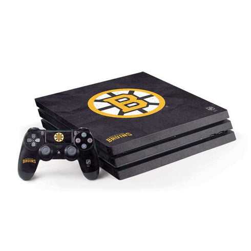 NHL Boston Bruins Distressed PlayStation PS4 Skins
