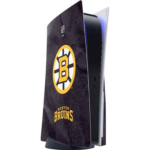 NHL Boston Bruins Distressed PS5 Console Skin