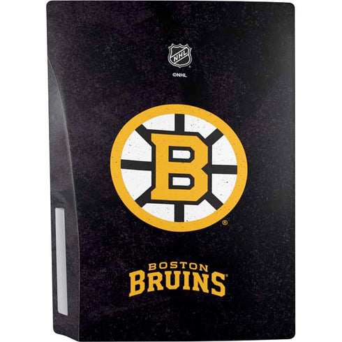 NHL Boston Bruins Distressed PS5 Console Skin