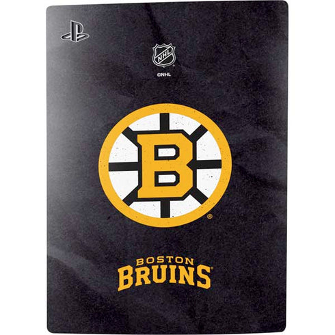 NHL Boston Bruins Distressed PS5 Digital Edition Bundle Skin